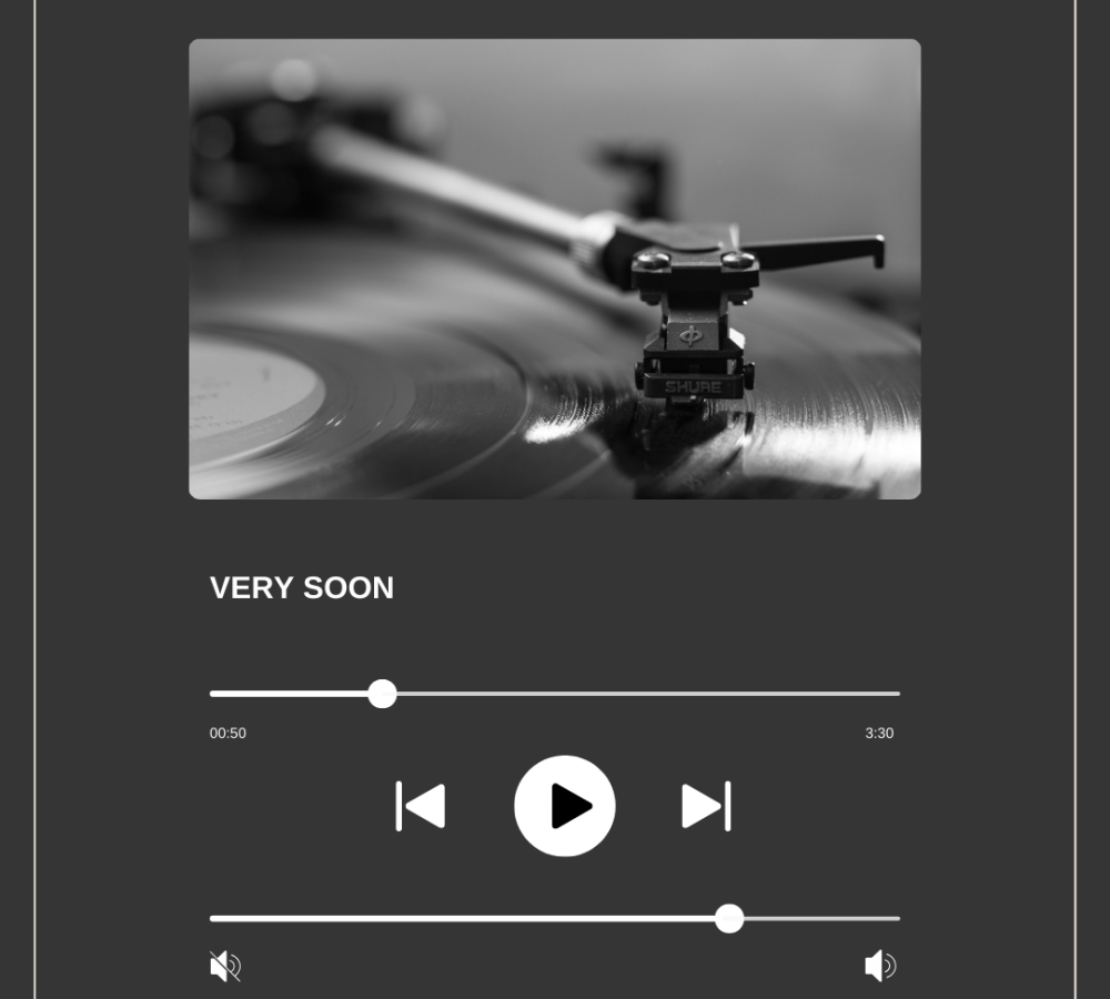 Dark Black Minimalistic Music Playlist Instagram Post (1)